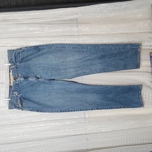 Vintage 80's 90's Light Wash Tapered High Waist Eddie Bauer Plus Size Mom Jeans